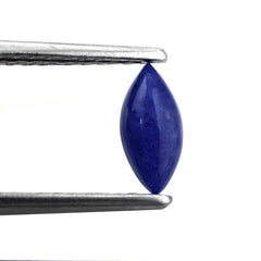LAPIS LAZULI MARQUISE CAB (FROSTED BOTTOM) 8.50X4MM 0.58 Cts.