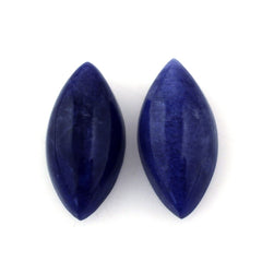 LAPIS LAZULI MARQUISE CAB (FROSTED BOTTOM) 8.50X4MM 0.58 Cts.