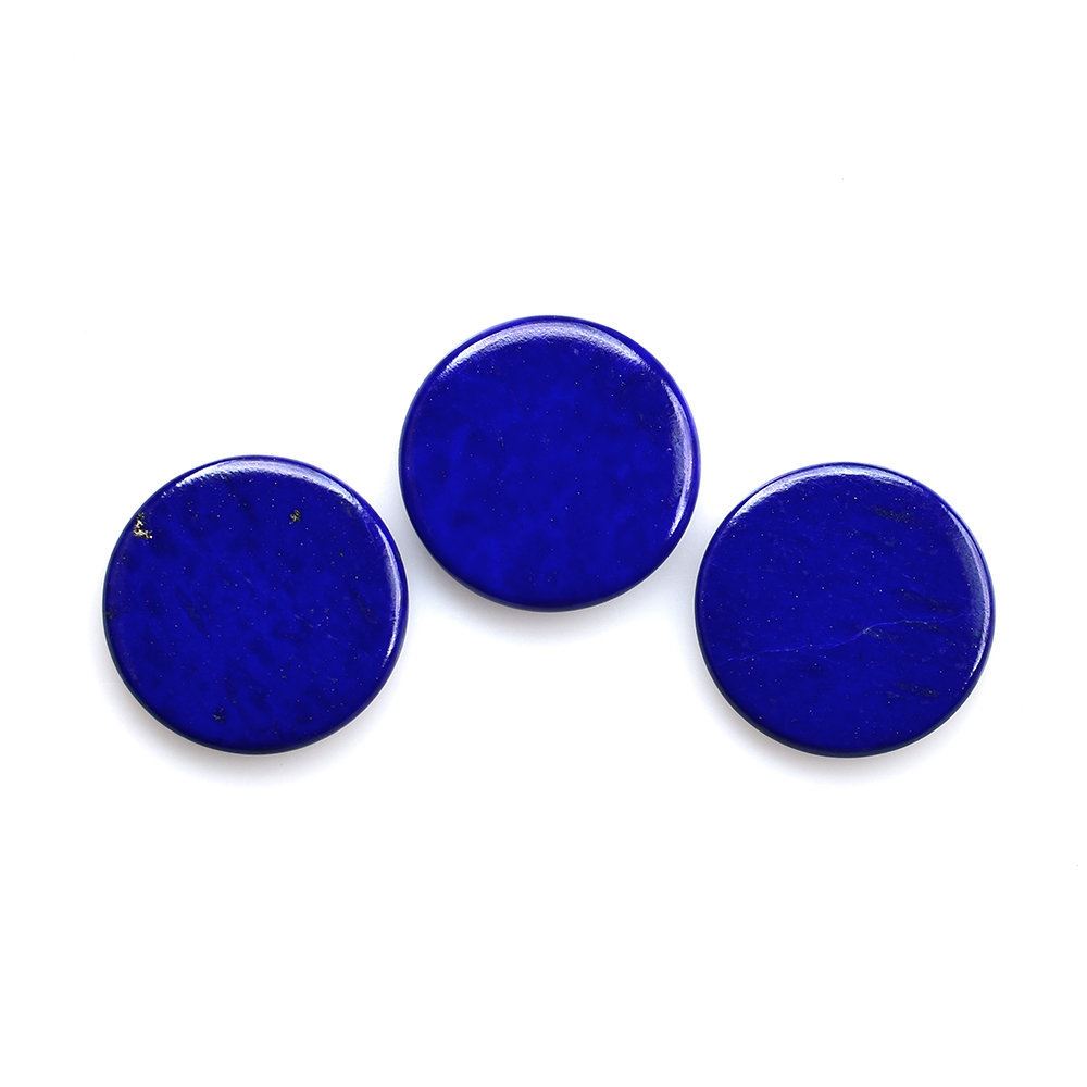 LAPIS LAZULI ROUND DISK (FINE) 20MM 10.99 Cts.