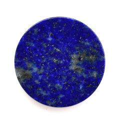 LAPIS LAZULI DISK ROUND (2-Quality) 18MM 9.45 Cts.