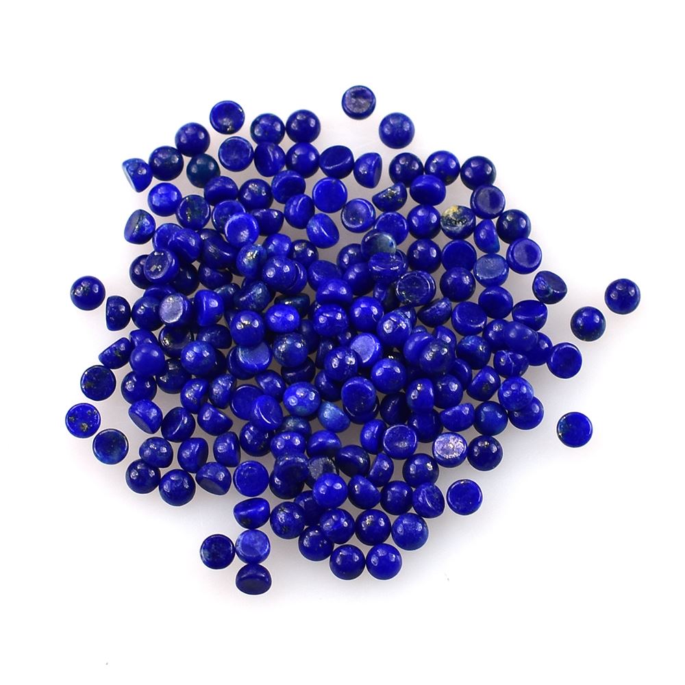 LAPIS LAZULI PLAIN ROUND CAB (BLUE /FINE) 1.70X1.70 MM 0.03 CTS