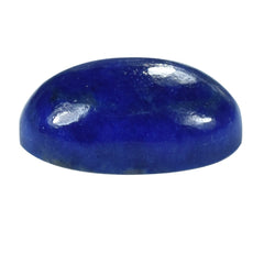 LAPIS LAZULI SOME WHITE SPOTS AND PYRITE PLAIN CAB OVAL 8.00X6.00 MM 1.38 Cts.