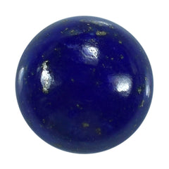 LAPIS LAZULI PLAIN ROUND CAB (SOME WHITE SPOTS AND PYRITE) 8.00X8.00 MM 2.30 Cts.