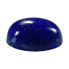 LAPIS LAZULI PLAIN OVAL CAB (SOME WHITE SPOTS AND PYRITE) 10.00X8.00 MM 2.92 Cts.