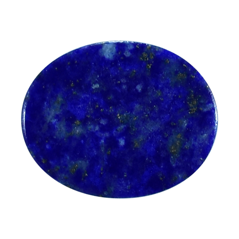 LAPIS LAZULI PLAIN OVAL CAB (SOME WHITE SPOTS AND PYRITE) 10.00X8.00 MM 2.92 Cts.