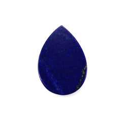 LAPIS LAZULI ROSE CUT PEAR CAB FLAT 30X20MM 13.63 Cts.