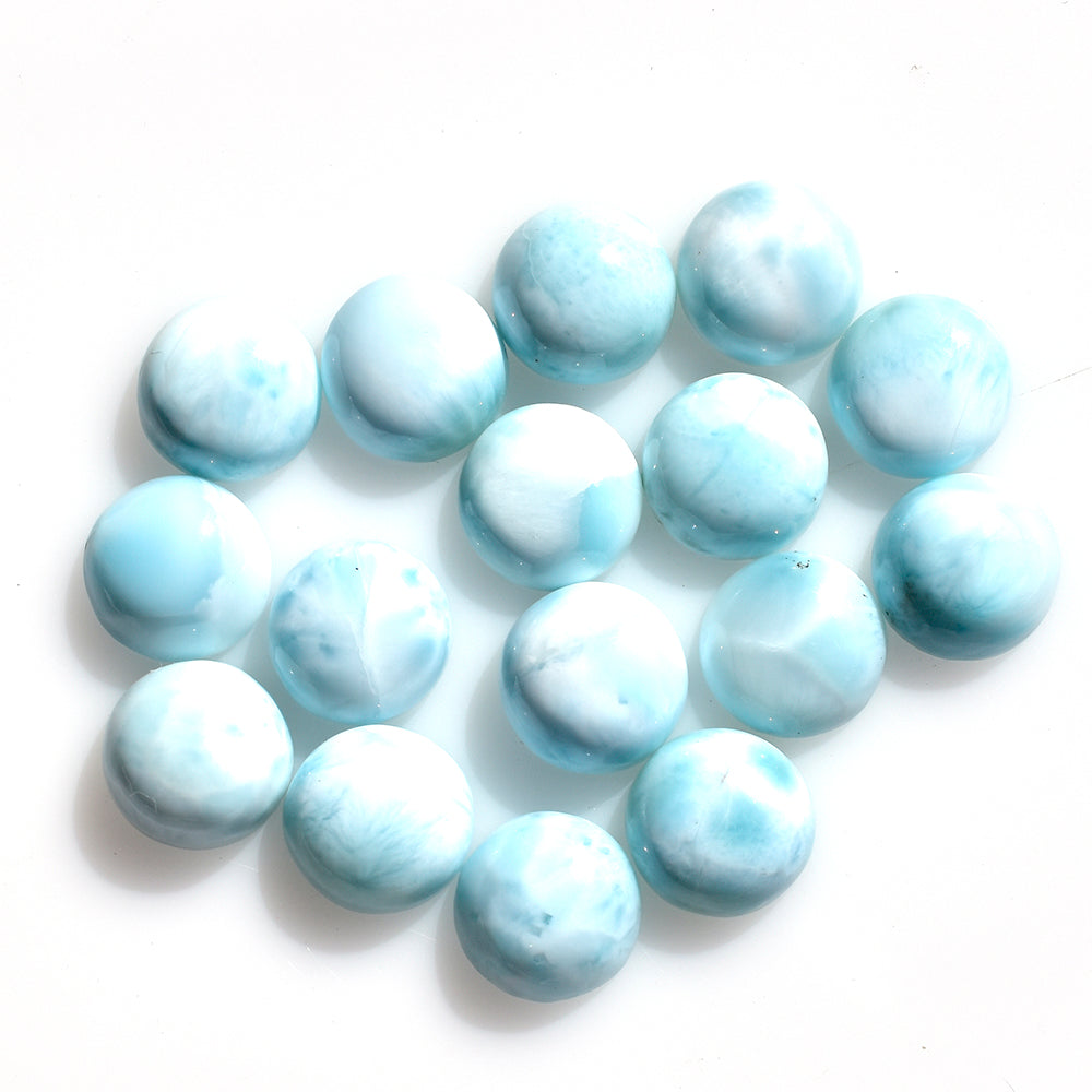 LARIMAR PLAIN ROUND CAB 8.00X8.00 MM 2.07 Cts.