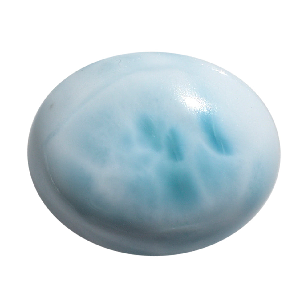 LARIMAR PLAIN OVAL CAB 11.00X9.00 MM 3.73 Cts.