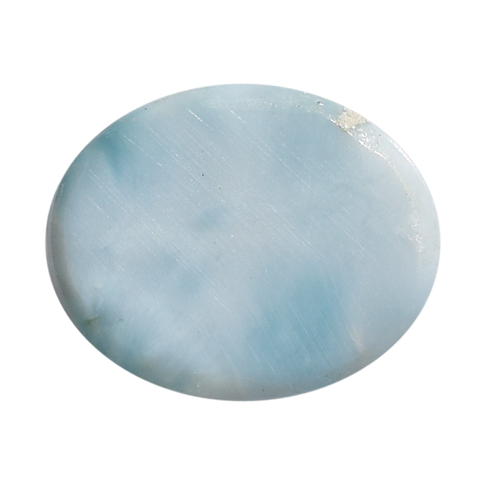 LARIMAR PLAIN OVAL CAB 11.00X9.00 MM 3.73 Cts.