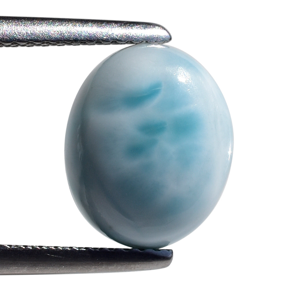LARIMAR PLAIN OVAL CAB 11.00X9.00 MM 3.73 Cts.