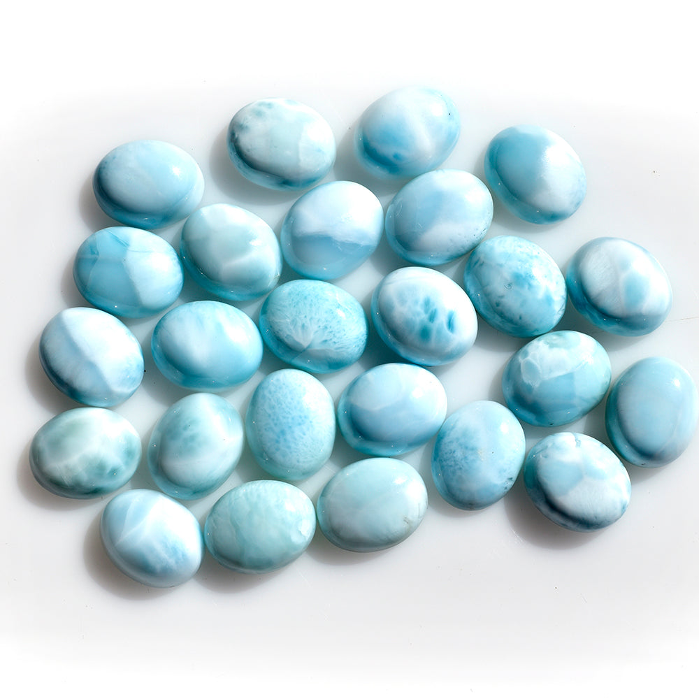 LARIMAR PLAIN OVAL CAB 11.00X9.00 MM 3.73 Cts.