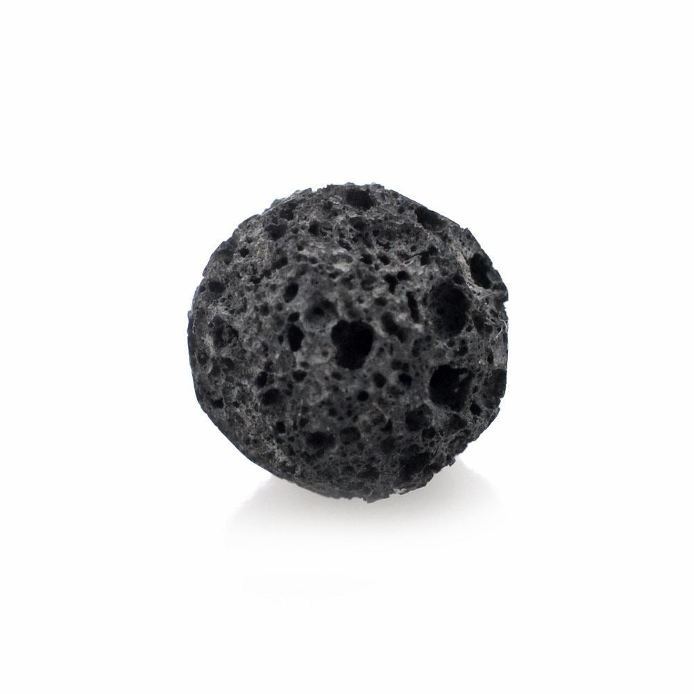 LAVA STONE PLAIN ROUND BALLS 7MM 0.48 Cts.