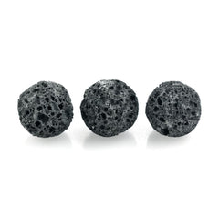 LAVA STONE PLAIN ROUND BALLS 7MM 0.48 Cts.