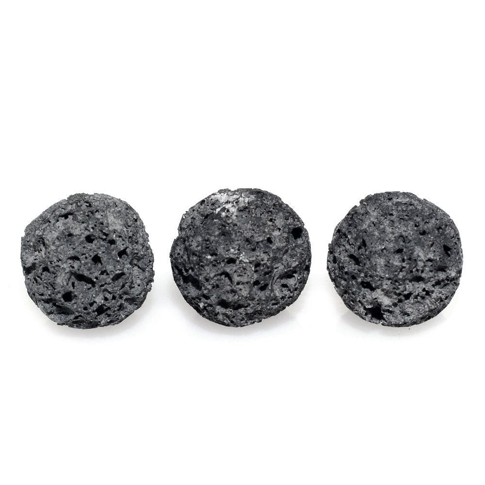 LAVA STONE PLAIN ROUND BALLS 7MM 0.48 Cts.