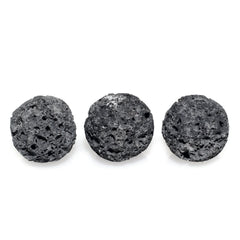 LAVA STONE PLAIN ROUND BALLS 7MM 0.48 Cts.