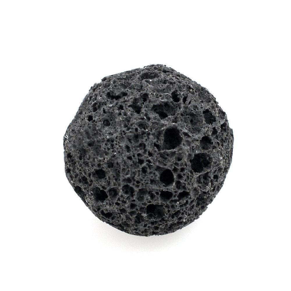 LAVA STONE PLAIN BALLS 10MM 1.35 Cts.