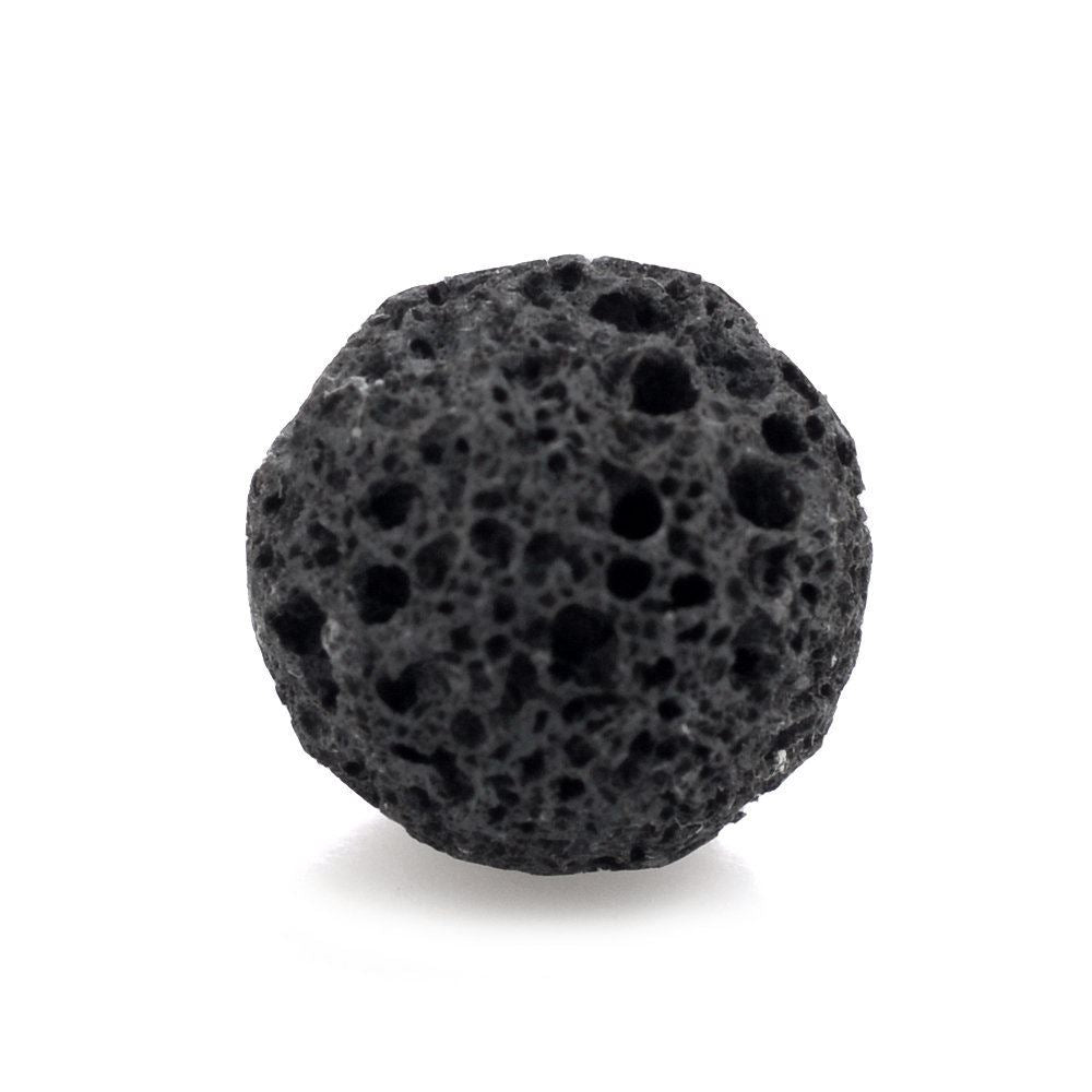 LAVA STONE PLAIN BALLS 10MM 1.35 Cts.