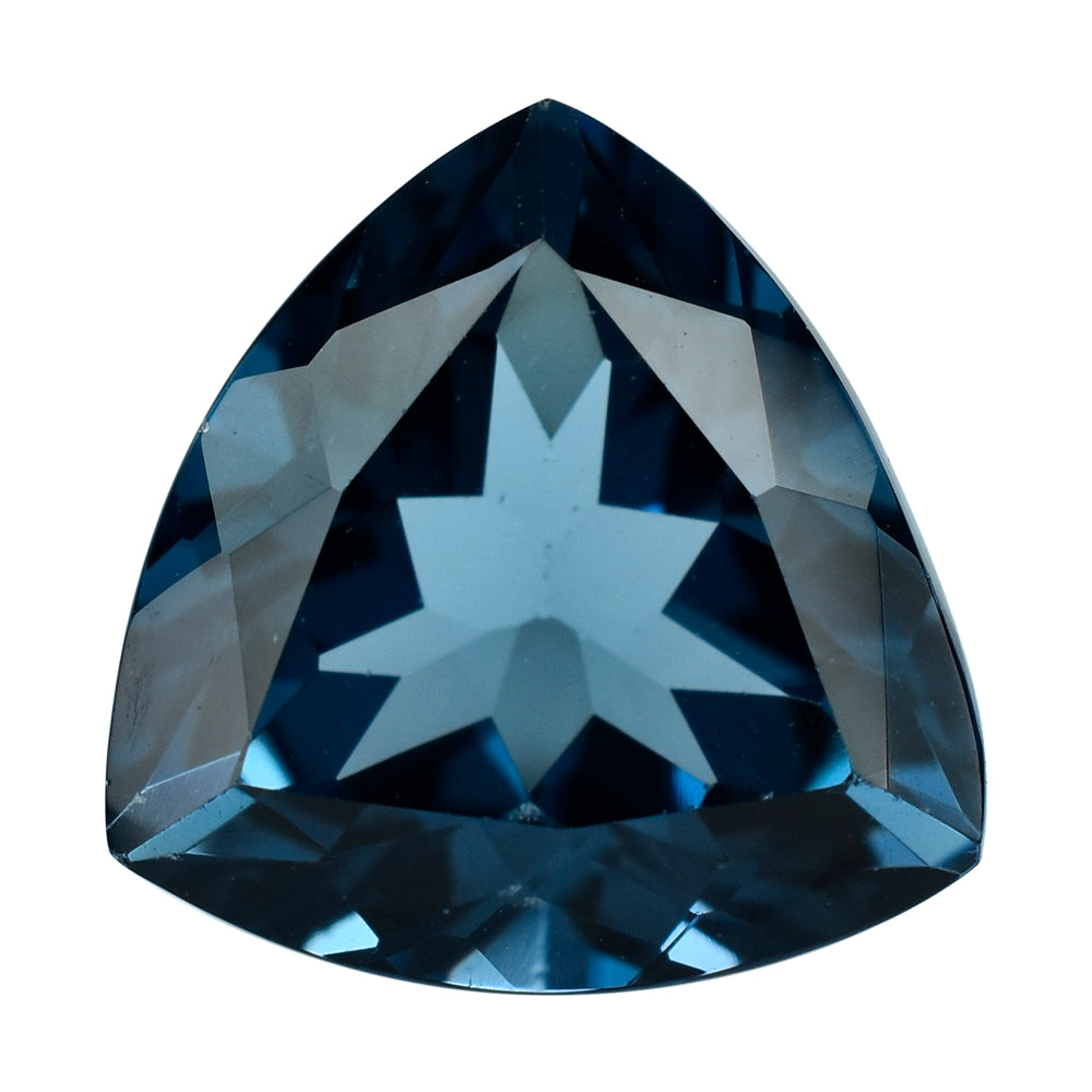 LONDON BLUE TOPAZ CUT TRILLION 13.00MM 9.28 Cts.
