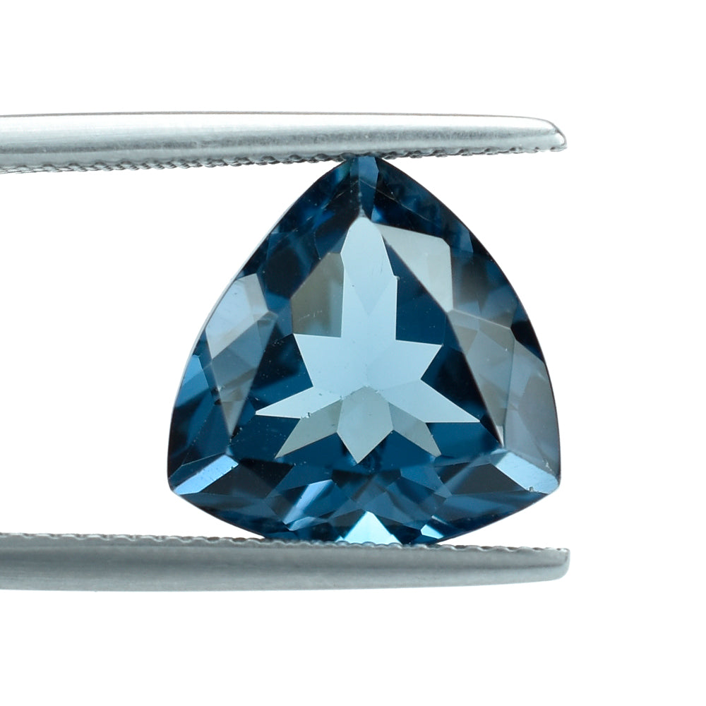 LONDON BLUE TOPAZ CUT TRILLION 13.00MM 9.28 Cts.