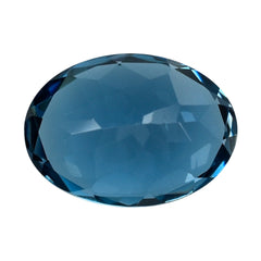 LONDON BLUE TOPAZ CUT OVAL 14X10MM 7.00 Cts.