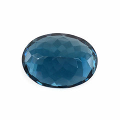 LONDON BLUE TOPAZ CUT OVAL 16X12MM 10.67 Cts.