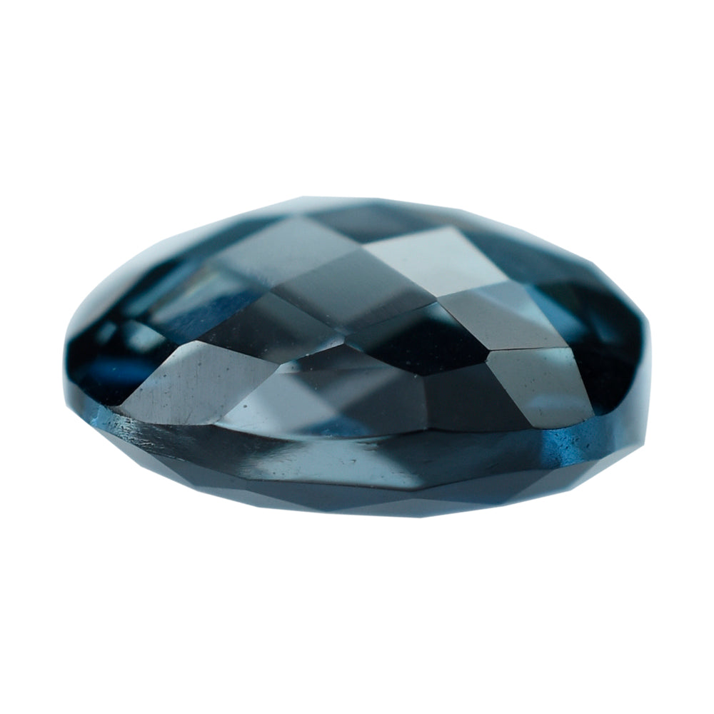 LONDON BLUE TOPAZ BRIOLETTE CUSHION 13MM 10.37 Cts.