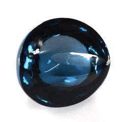 LONDON BLUE TOPAZ FANCY OVAL 14X13MM 15.34 Cts.