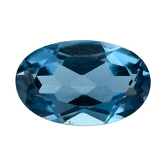 LONDON BLUE TOPAZ CUT OVAL 7X4.50MM 0.78 Cts.