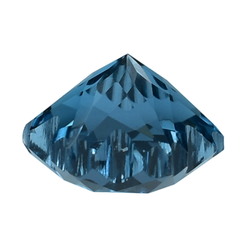 LONDON BLUE TOPAZ CUT SNOWFLAKE SHAPE 6MM (THICKNESS:-4.50MM) 1.16 Cts.