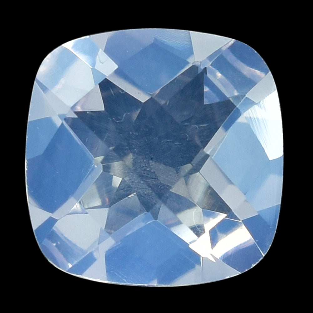 LAVENDER MOON QUARTZ CHECKER CUT CUSHION 12.00MM 6.47 Cts.