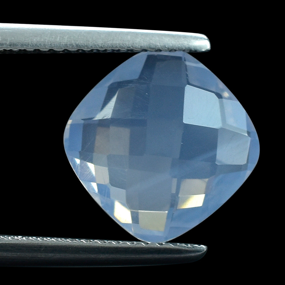 LAVENDER MOON QUARTZ BRIOLETTE CUSHION 10MM 3.63 Cts.