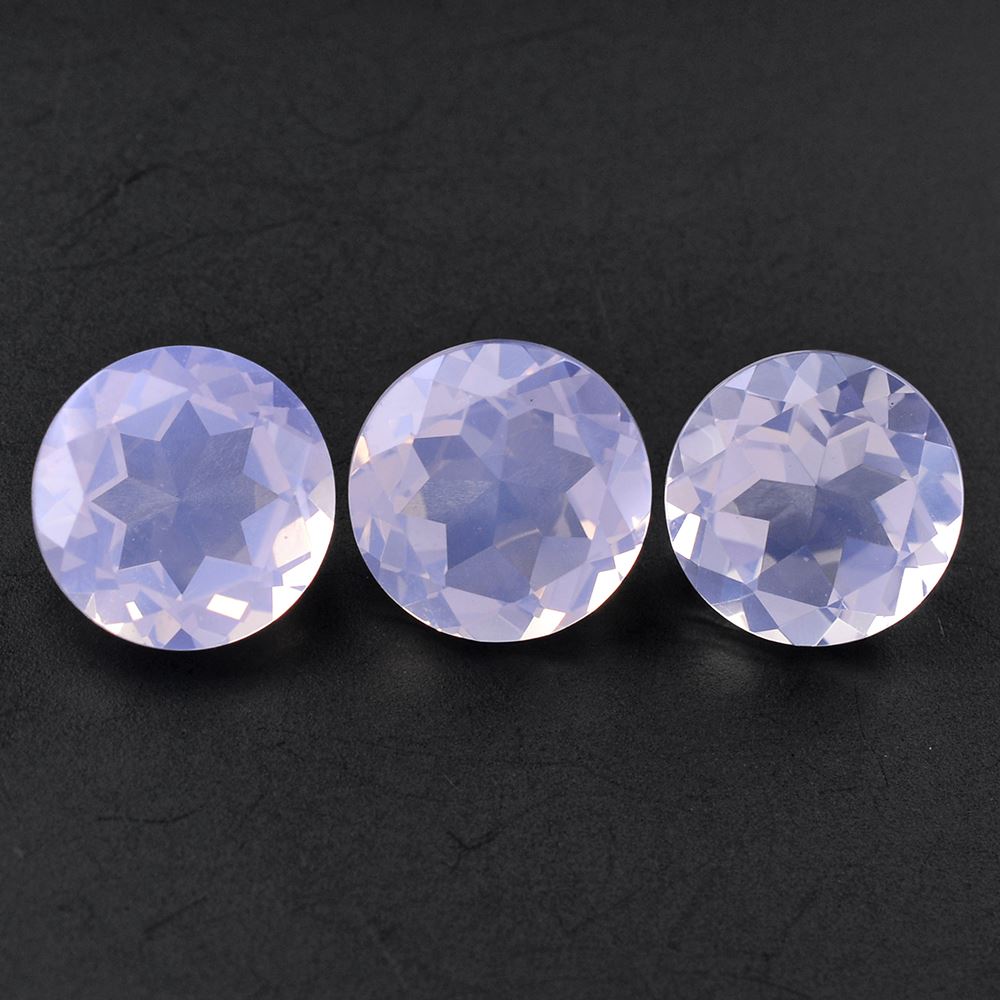 LAVENDER MOON QUARTZ CUT ROUND 9MM 2.57 Cts.