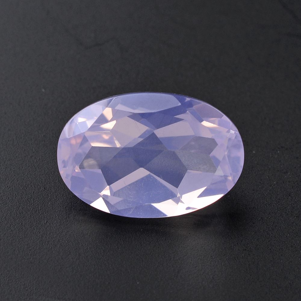 LAVENDER MOON QUARTZ CUT OVAL 12X8MM 3.32 Cts.