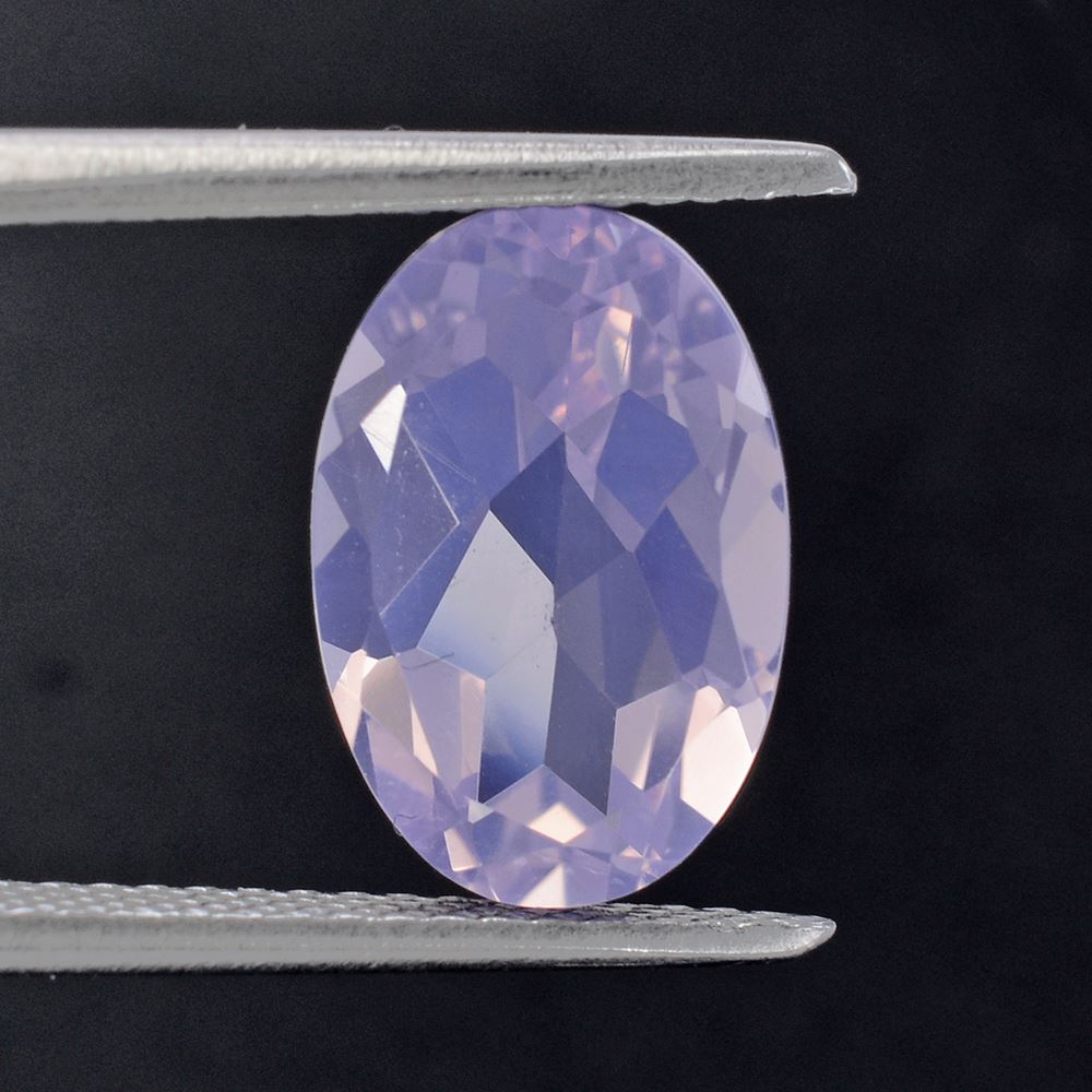 LAVENDER MOON QUARTZ CUT OVAL 12X8MM 3.32 Cts.