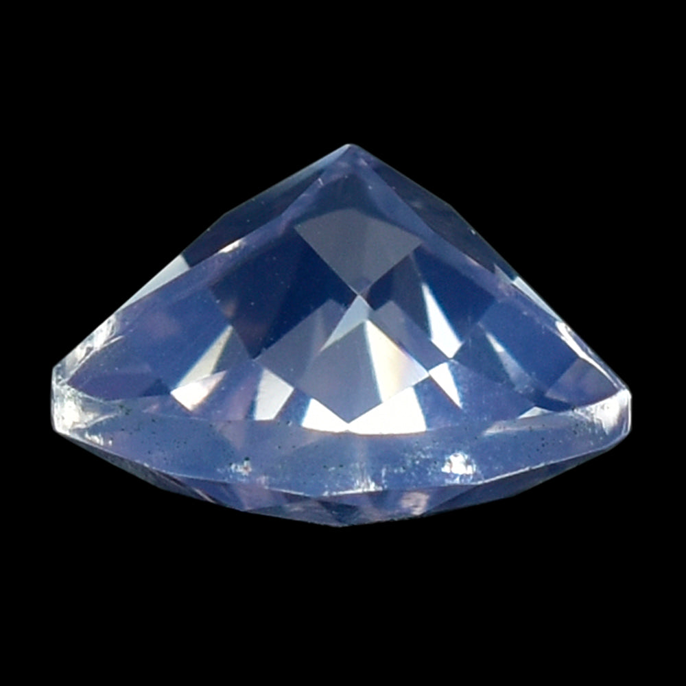 LAVENDER MOON QUARTZ CHECKER CUT TRILLION 10MM 3.05Cts.