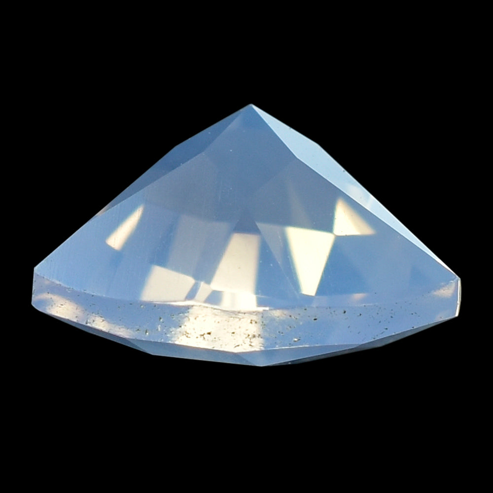 LAVENDER MOON QUARTZ CHECKER CUT TRILLION 10MM 2.96 Cts.