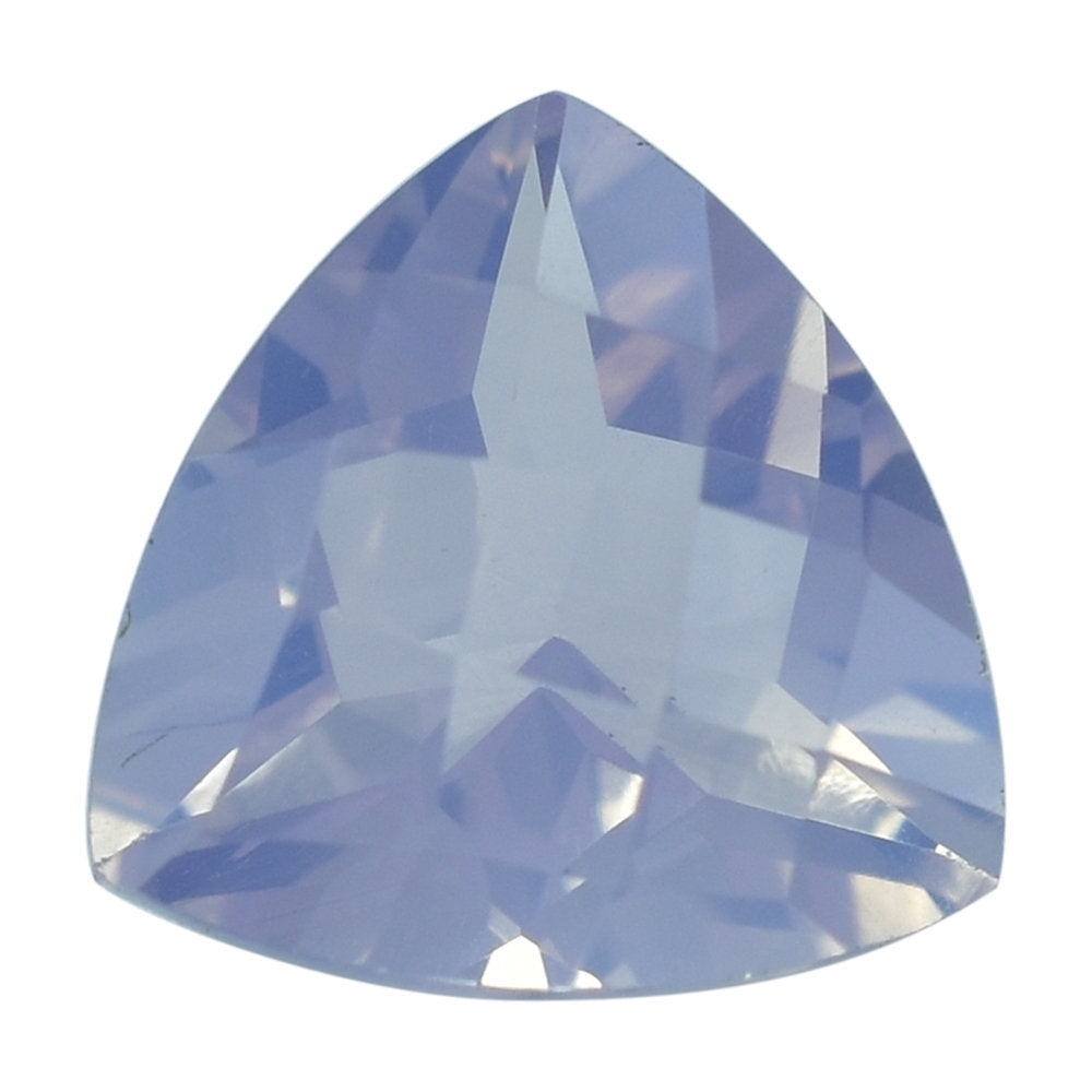 LAVENDER MOON QUARTZ CHECKER CUT TRILLION 10MM 2.96 Cts.