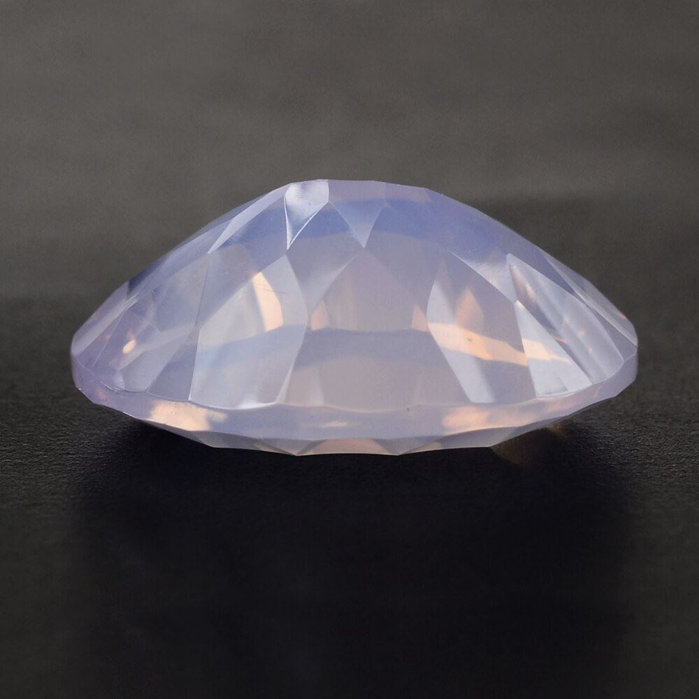 LAVENDER MOON QUARTZ CONCAVE OVAL 14X10MM 4.87 Cts.