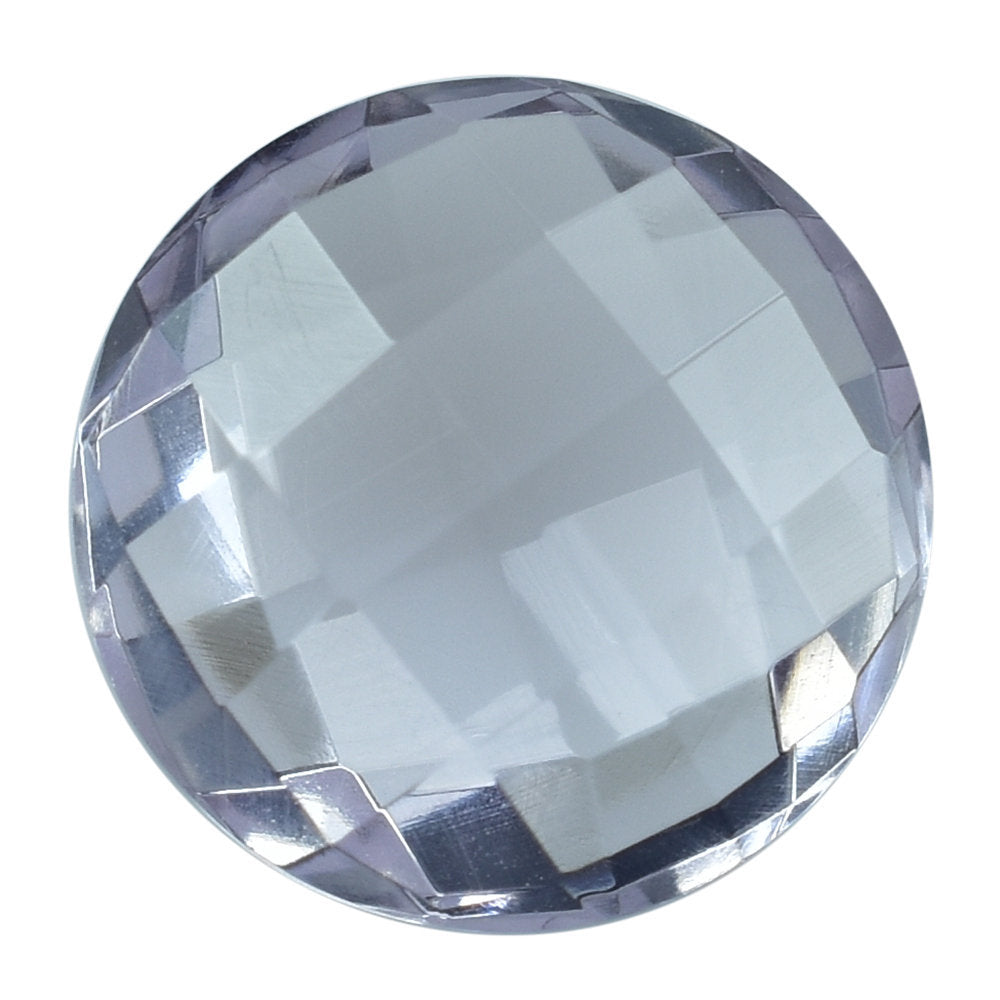 LAVENDER MOON QUARTZ BRIOLETTE ROUND 12MM 5.58 Cts.