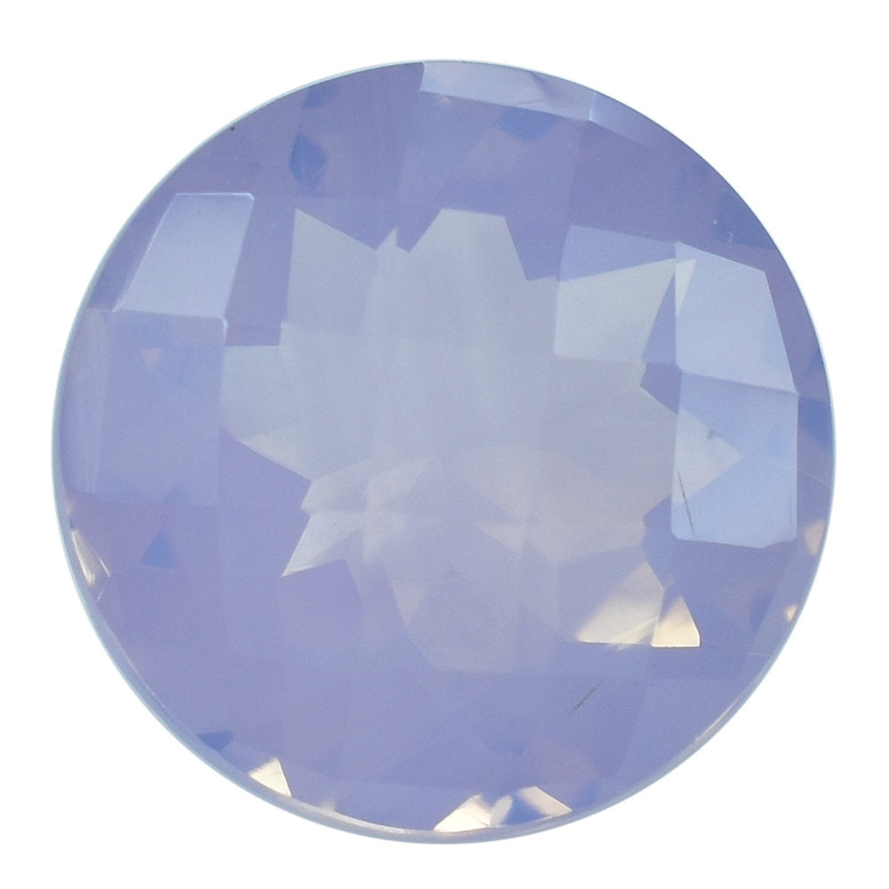 LAVENDER MOON QUARTZ CHECKER CUT ROUND 14MM 8.61 Cts.