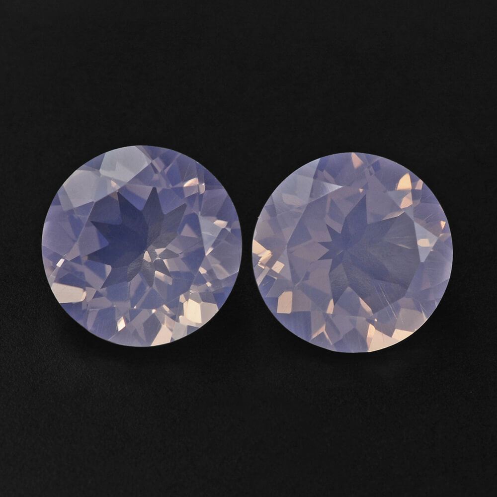LAVENDER MOON QUARTZ CUT ROUND 11MM 4.44 Cts.