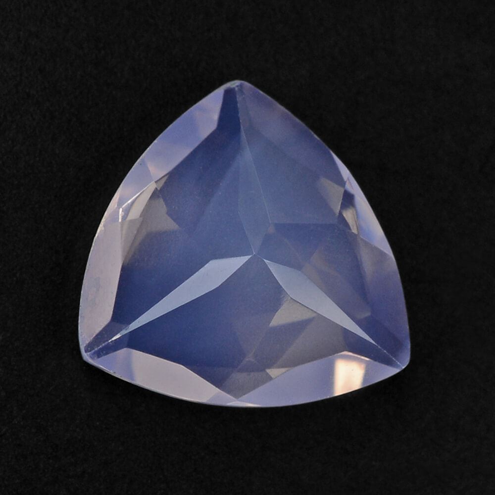 LAVENDER MOON QUARTZ CUT TRILLION 11MM 3.85 Cts.