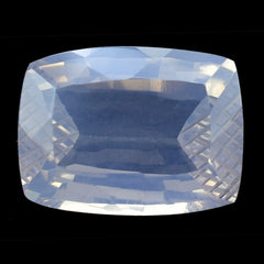 LAVENDER MOON QUARTZ CUSHION STEP CUT WITH CARVED SIDES 16X12MM 9.63 Cts.