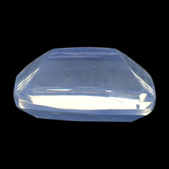 LAVENDER MOON QUARTZ CUSHION STEP CUT WITH CARVED SIDES 16X12MM 9.63 Cts.