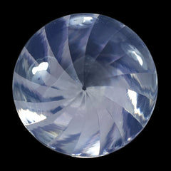 LAVENDER MOON QUARTZ BUFFTOP ROUND CONCAVE 15MM 10.25 Cts.