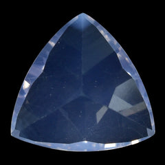 LAVENDER MOON QUARTZ TRIANGLE TOP DIAMOND CUT BACK TRILLION 12MM 4.18 Cts.