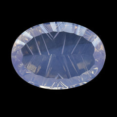 LAVENDER MOON QUARTZ CONCAVE MARQUISE TOP OVAL 14X10MM 4.83 Cts.