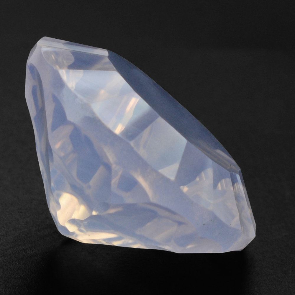 LAVENDER MOON QUARTZ CONCAVE SPLENDOR CUT ROUND 16MM 12.59 Cts.