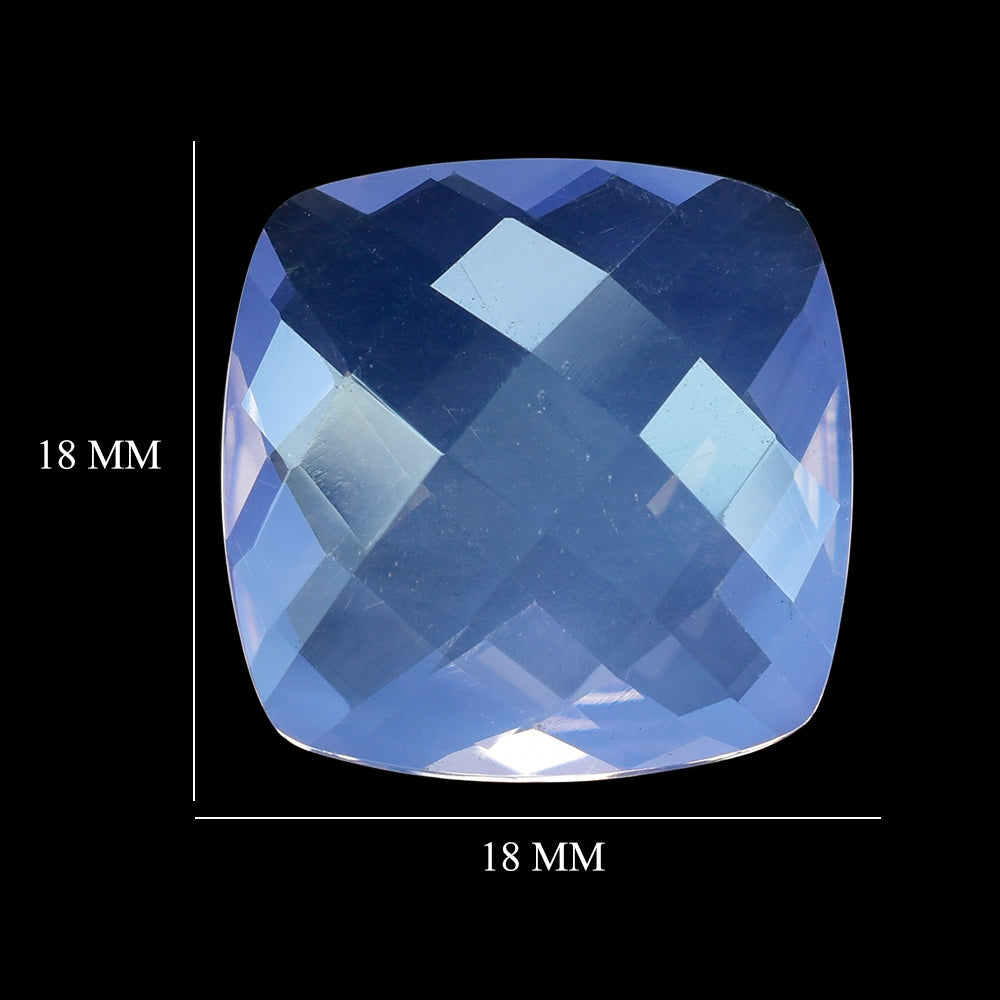 LAVENDER MOON QUARTZ BRIOLETTE CUSHION 18MM 16.90 Cts.