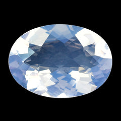 LAVENDER MOON QUARTZ CHECKER CUT OVAL 18X13MM 9.50 Cts.